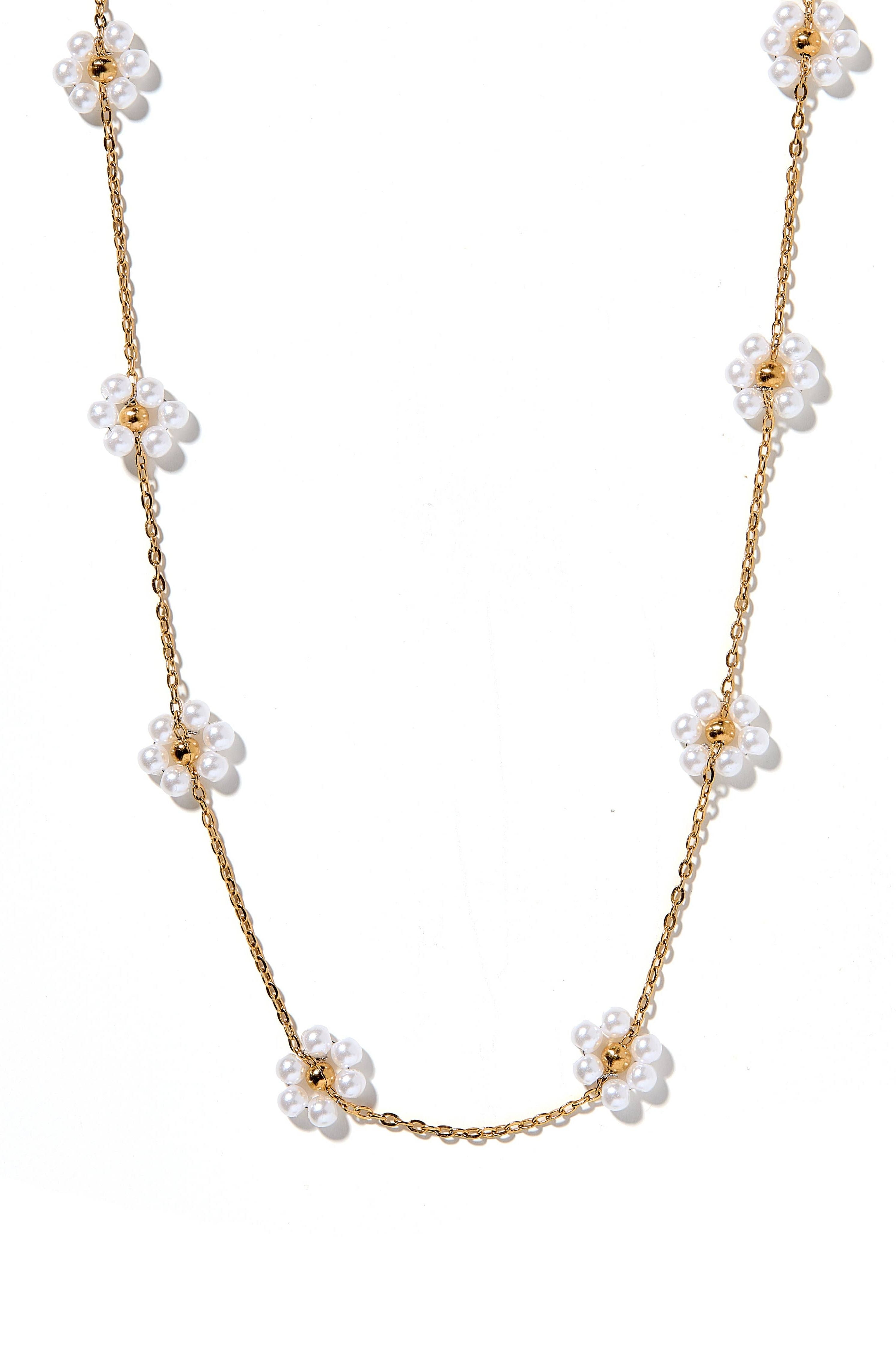 Necklace - Gracie - Pearl