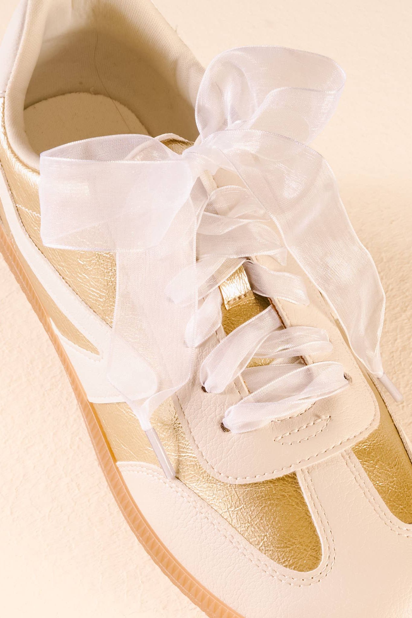 Step It Up Shoelaces-Sheer White