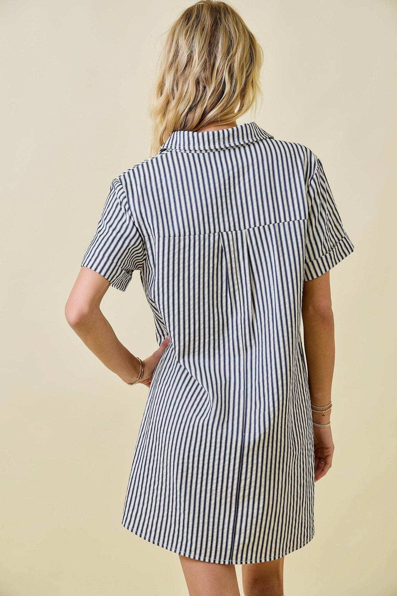 Striped Easy Shirt Dress