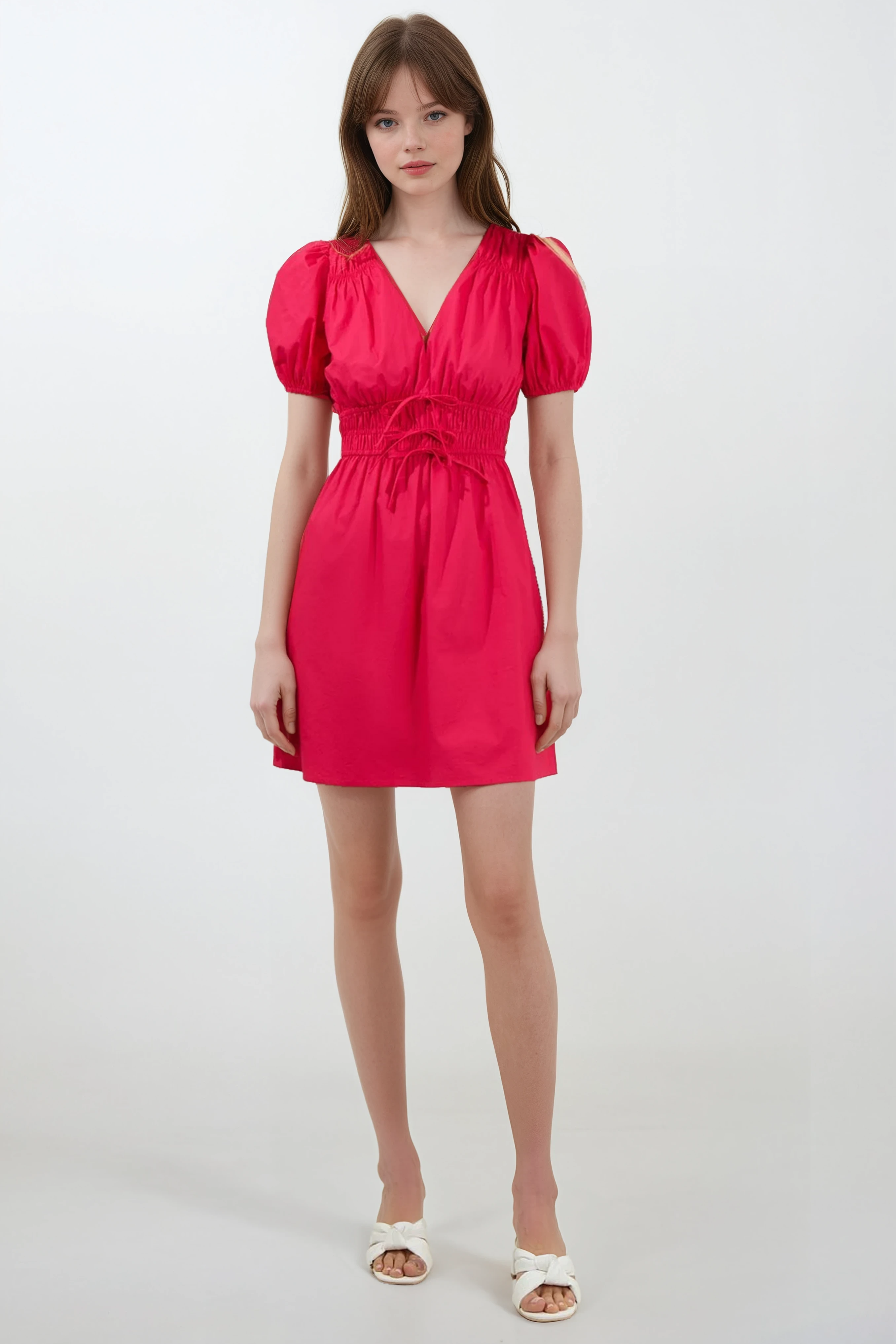 Saylor Smocked Mini Dress